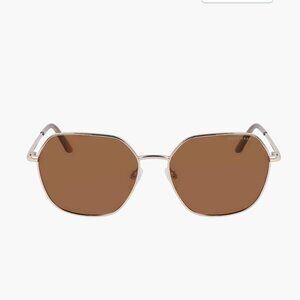 Cole Haan Altair 58mm Full Rim Metal Square Polarized Sunglasses